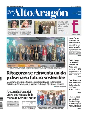Portada de Diario del Alto Aragón, 30 de mayo de 2026