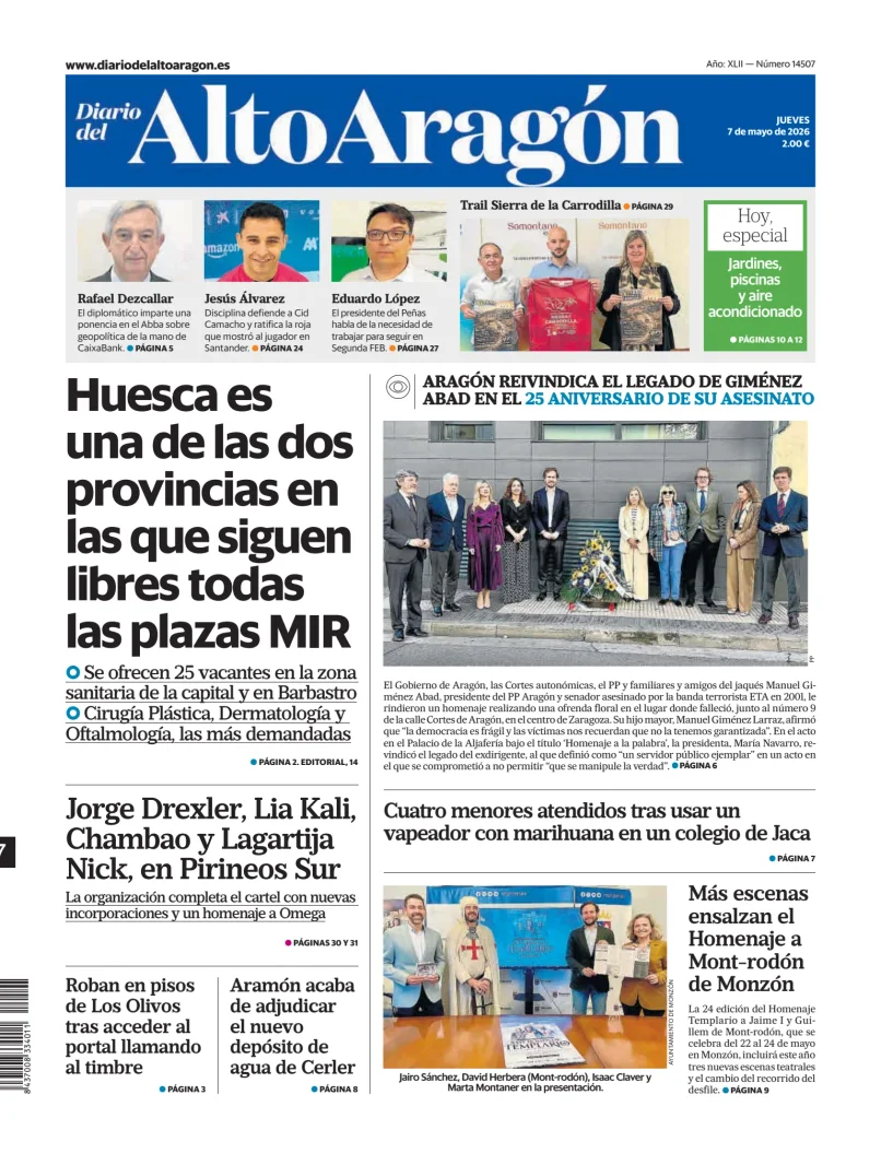 Diario del Alto Aragón — 07/05