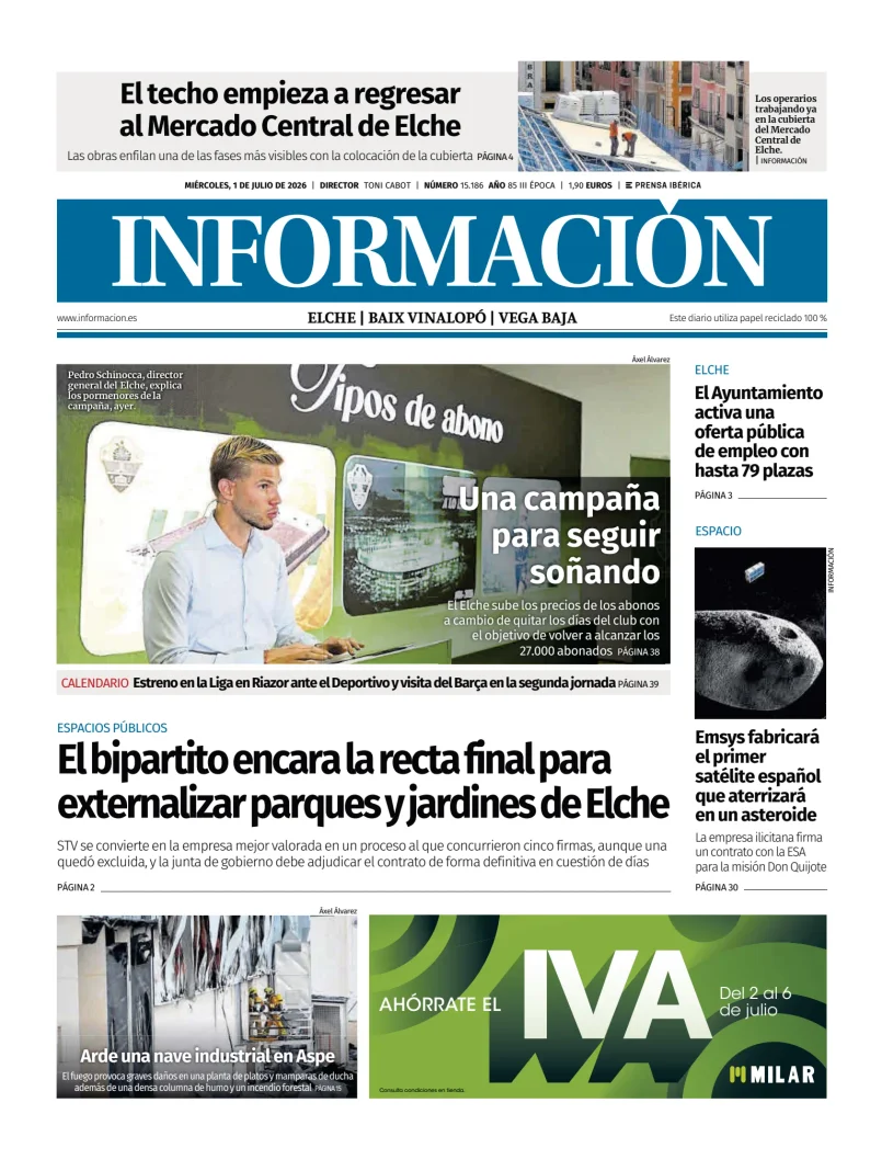 Diario Informacion (Elche y Vega Baja) — 01/07