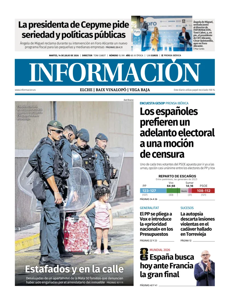 Diario Informacion (Elche y Vega Baja) — 14/07