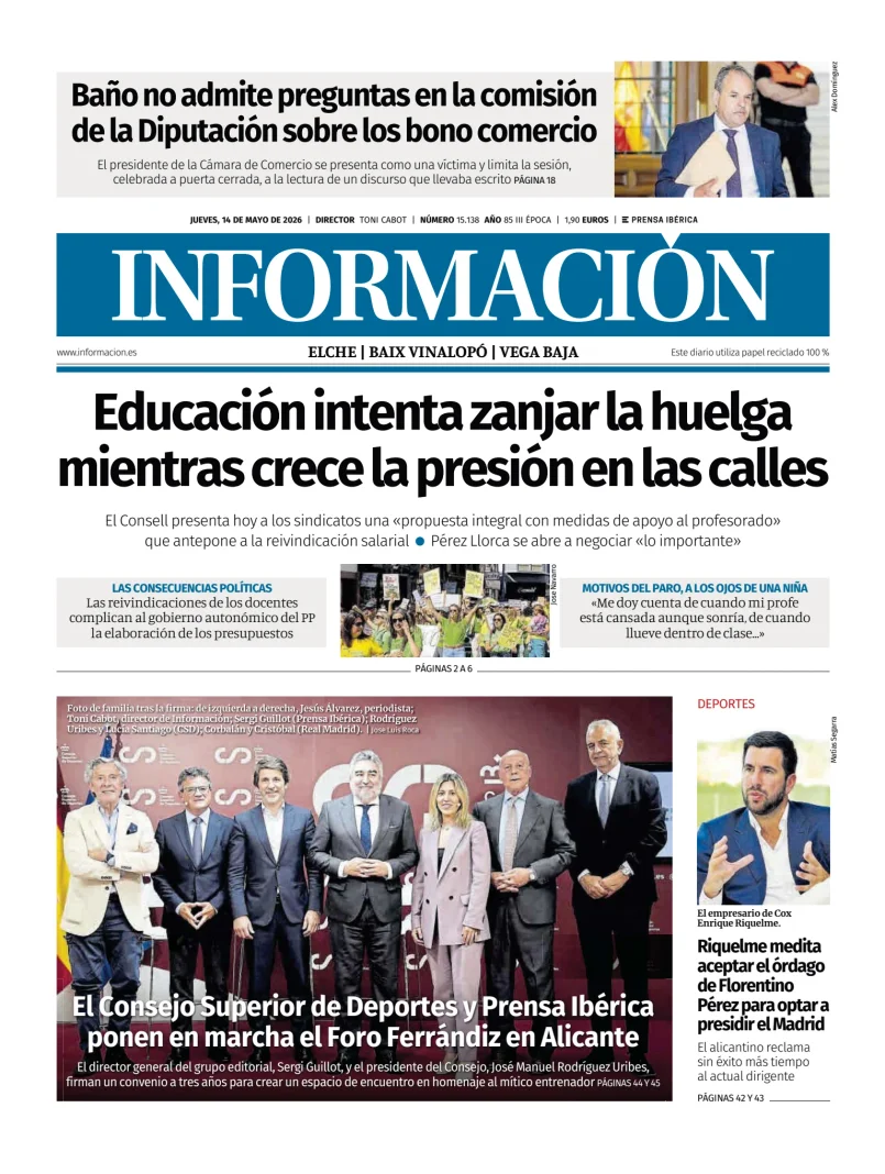 Diario Informacion (Elche y Vega Baja) — 14/05
