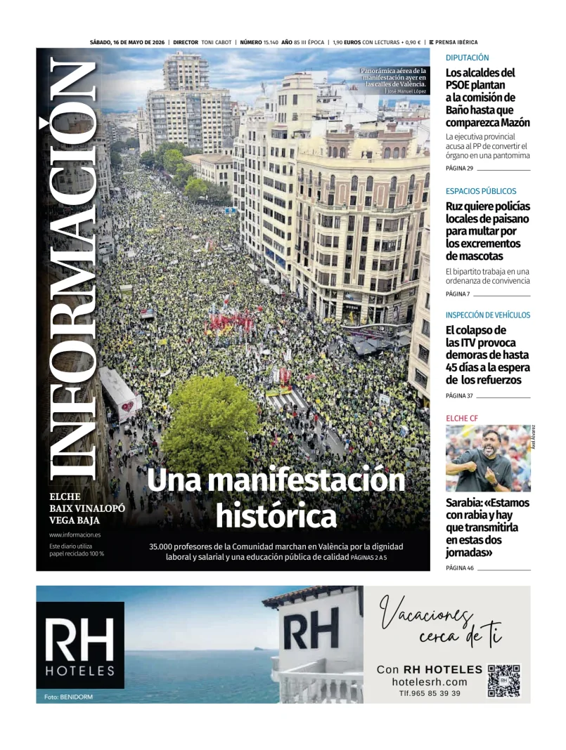 Diario Informacion (Elche y Vega Baja) — 16/05