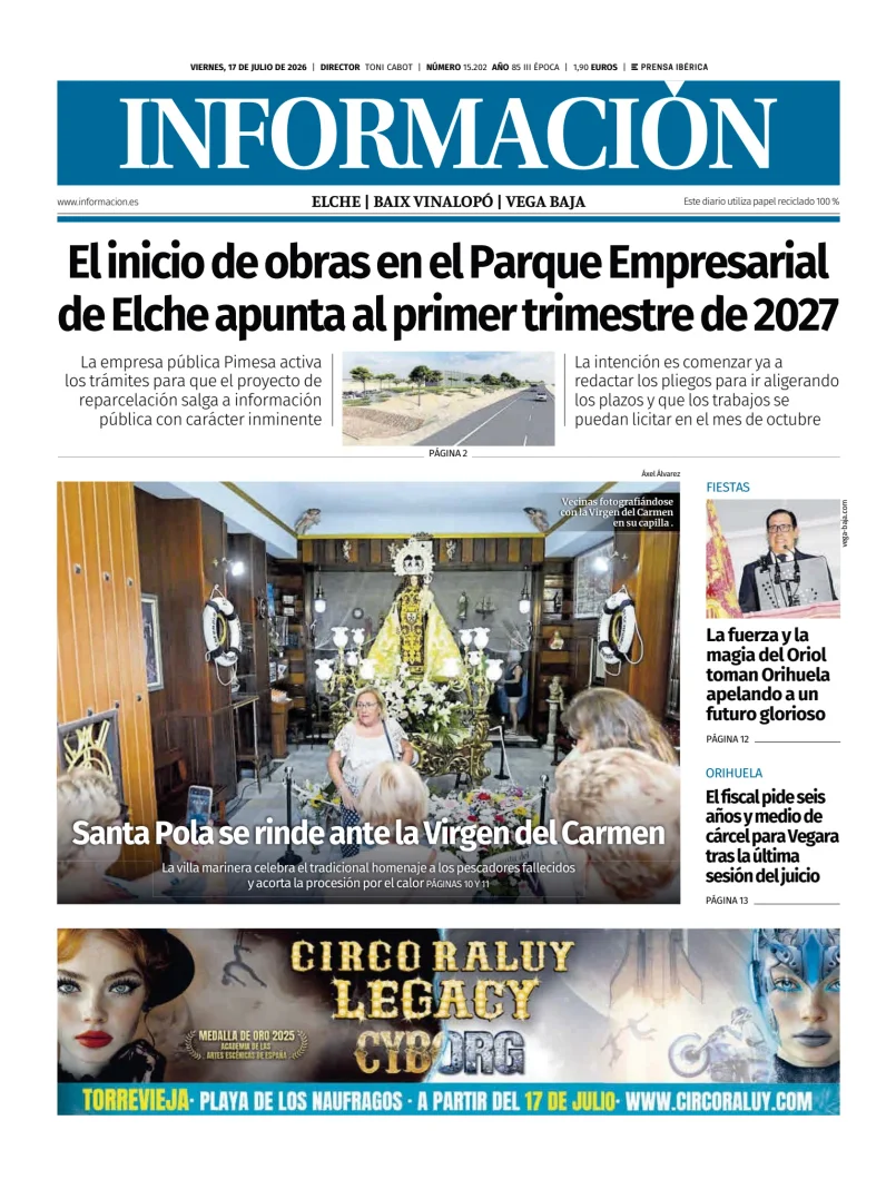 Diario Informacion (Elche y Vega Baja) — 17/07