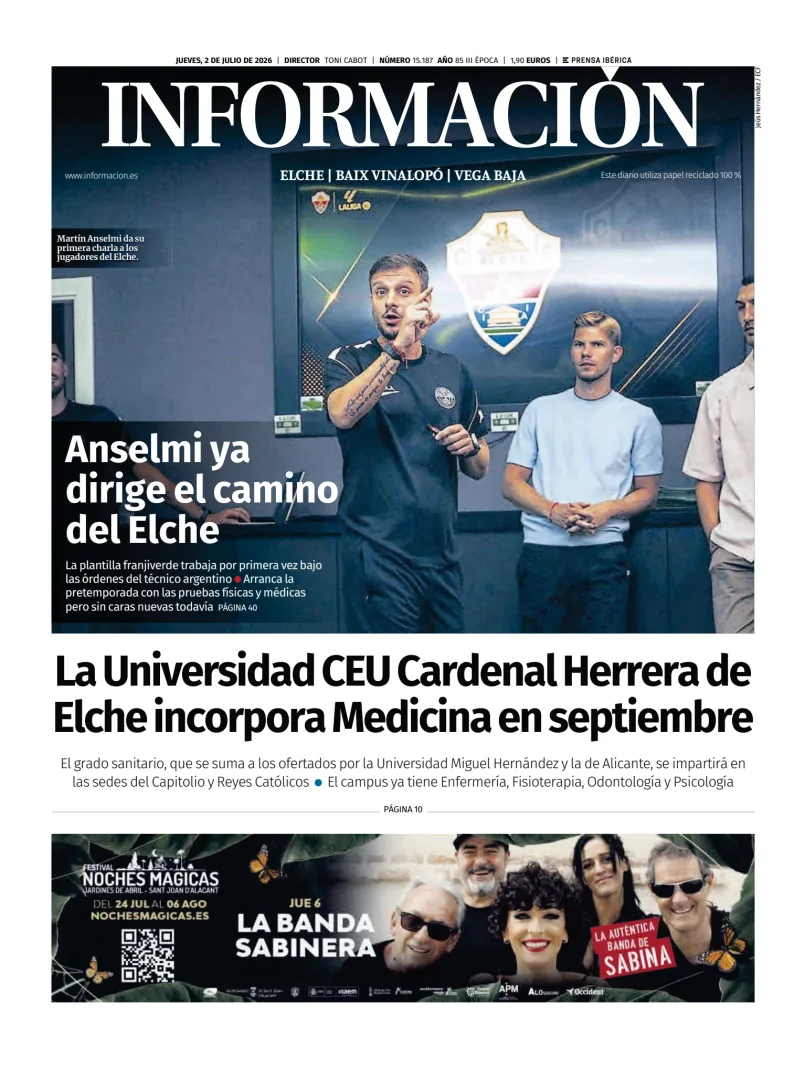 Diario Informacion (Elche y Vega Baja) — 02/07