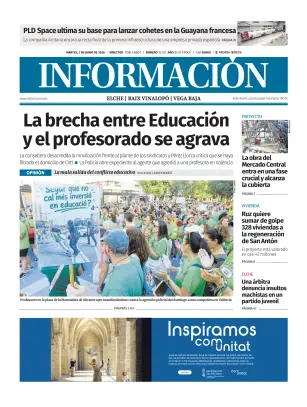 Portada de Diario Informacion (Elche y Vega Baja), 2 de junio de 2026