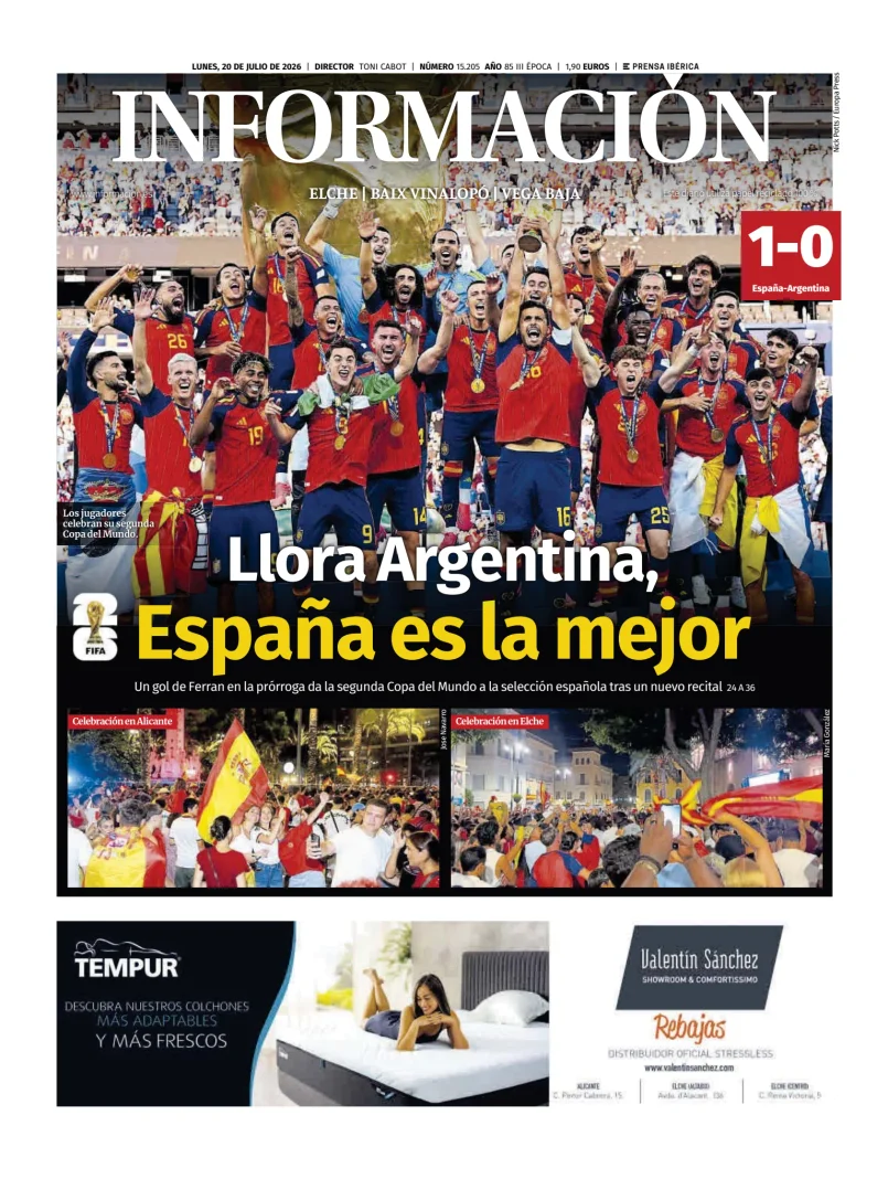 Diario Informacion (Elche y Vega Baja) — 20/07