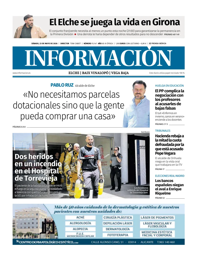 Diario Informacion (Elche y Vega Baja) — 23/05