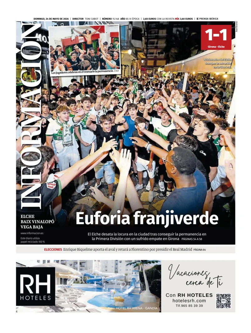 Diario Informacion (Elche y Vega Baja) — 24/05