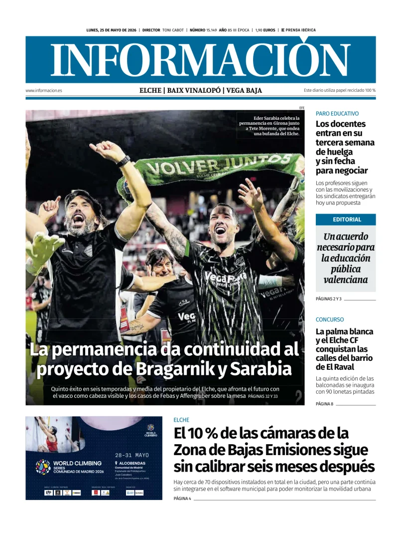 Diario Informacion (Elche y Vega Baja) — 25/05