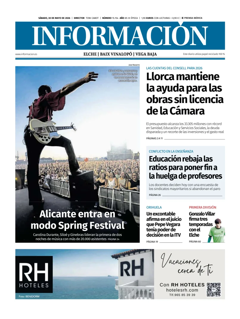 Diario Informacion (Elche y Vega Baja) — 30/05