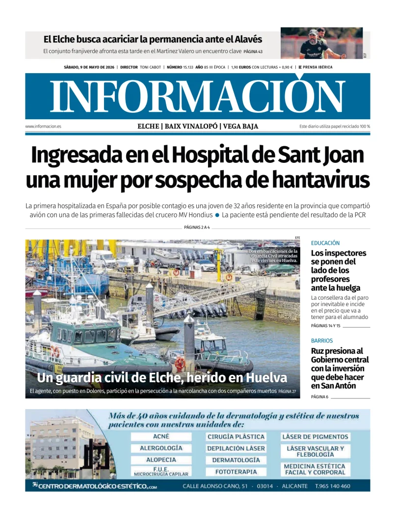 Diario Informacion (Elche y Vega Baja) — 09/05