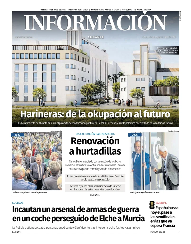 Portada de Diario Informacion