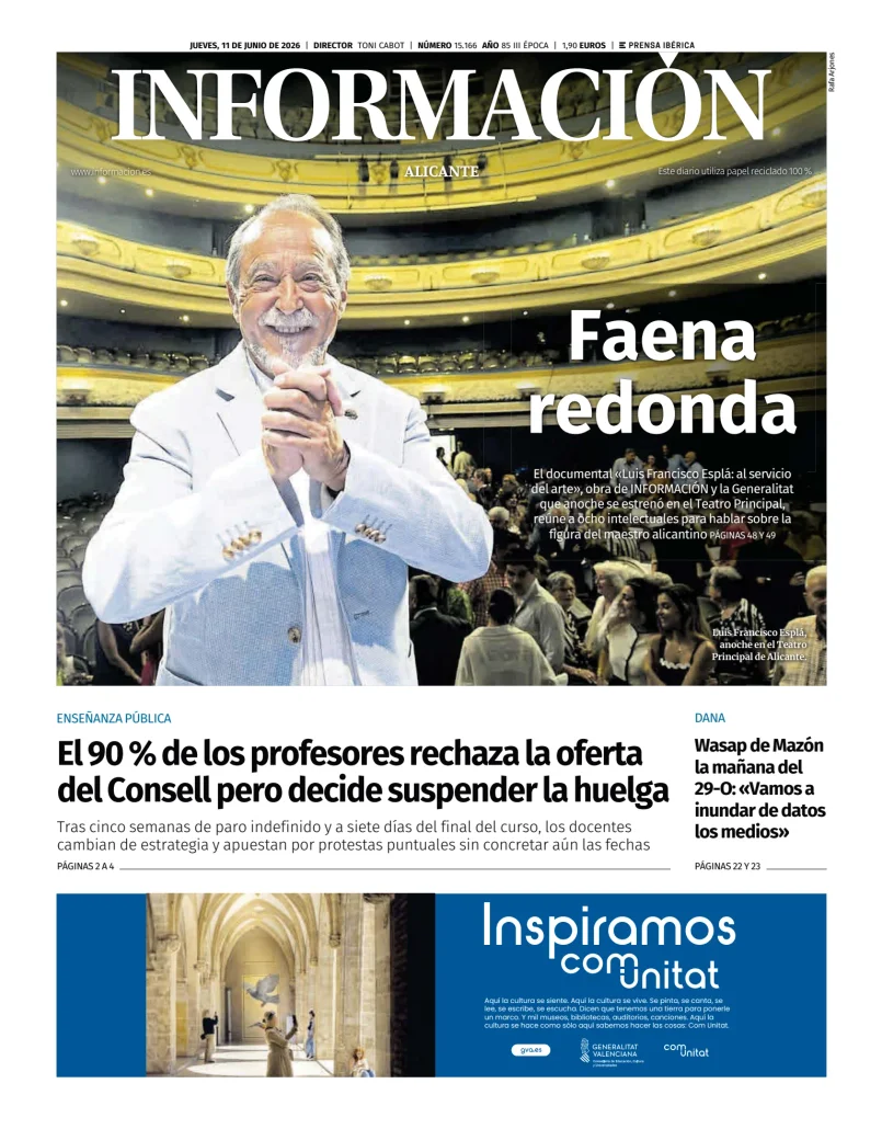 Portada de Diario Informacion