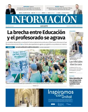 Portada de Diario Informacion, 2 de junio de 2026