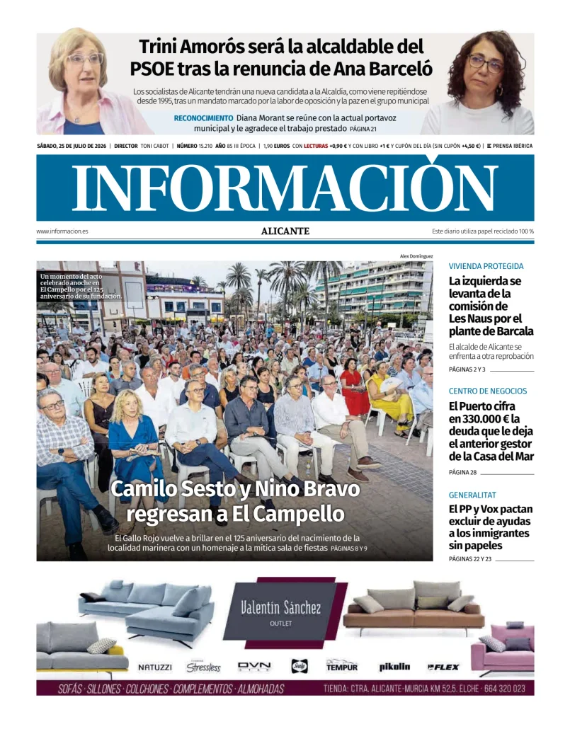 Portada de Diario Informacion