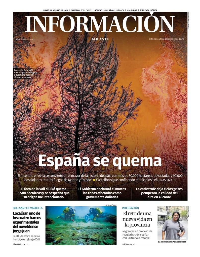 Portada de Diario Informacion