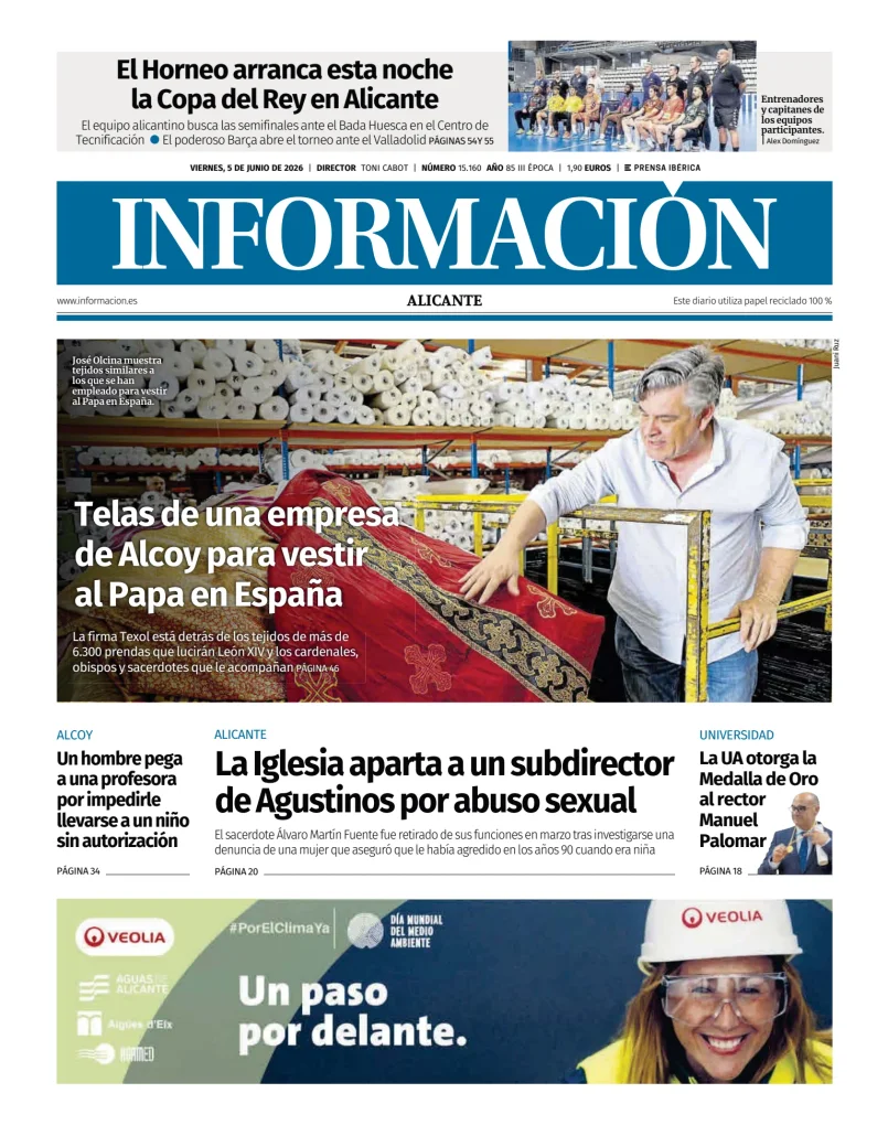 Portada de Diario Informacion