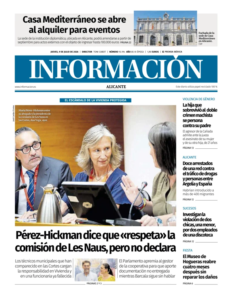 Portada de Diario Informacion