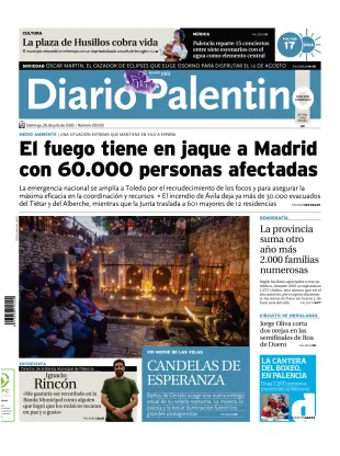 Portada de Diario Palentino, 26 de julio de 2026