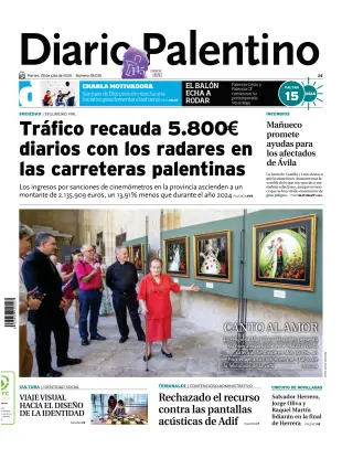 Portada de Diario Palentino, 28 de julio de 2026