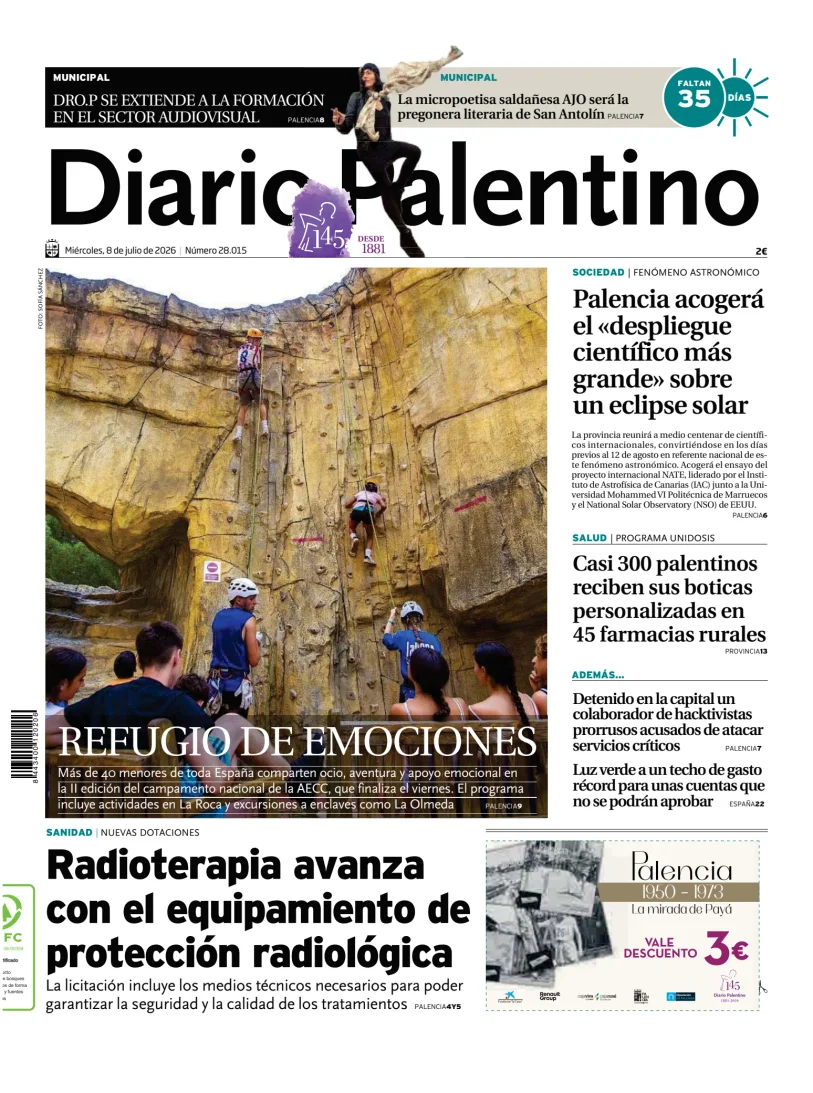Portada de Diario Palentino