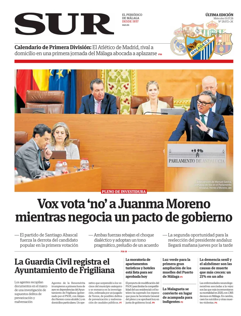 Diario Sur — 01/07