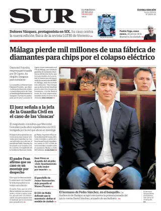 Portada de Diario Sur, 29 de mayo de 2026