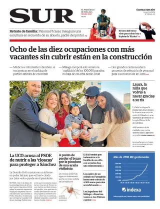 Portada de Diario Sur, 4 de junio de 2026