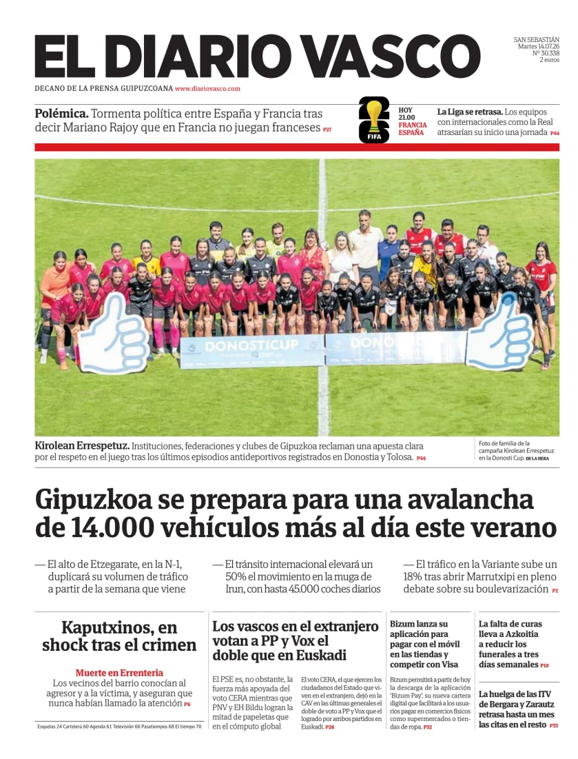 Diario Vasco — 14/07