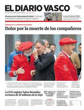 Portada de Diario Vasco, 5 de junio de 2026