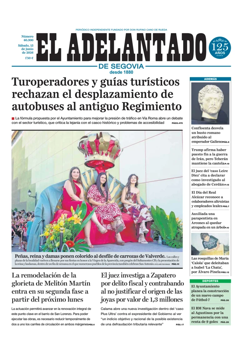 Portada de El Adelantado de Segovia