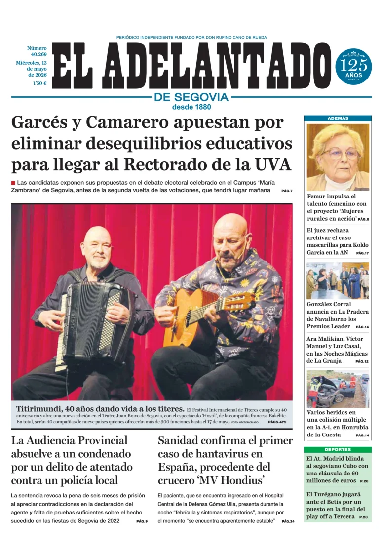 El Adelantado de Segovia — 13/05