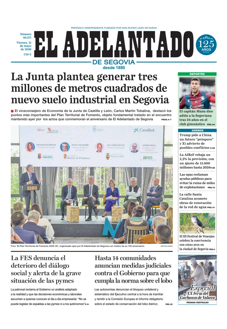 El Adelantado de Segovia — 15/05