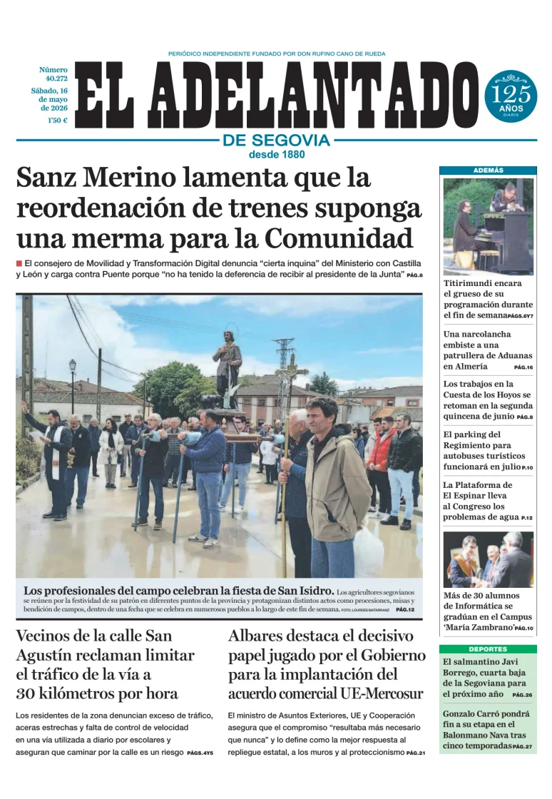 El Adelantado de Segovia — 16/05