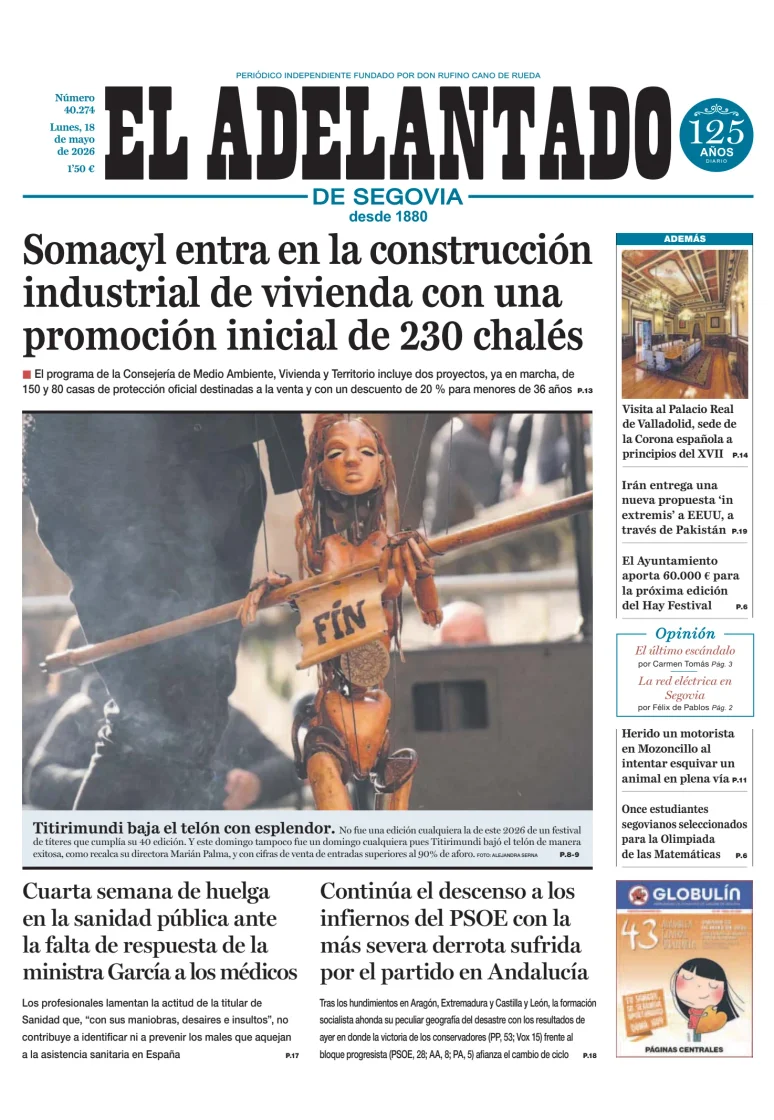 El Adelantado de Segovia — 18/05
