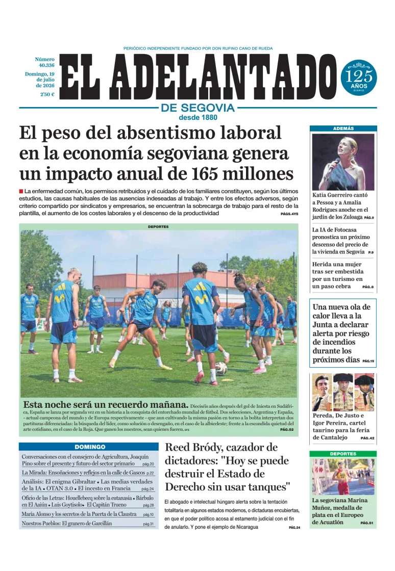 El Adelantado de Segovia — 19/07