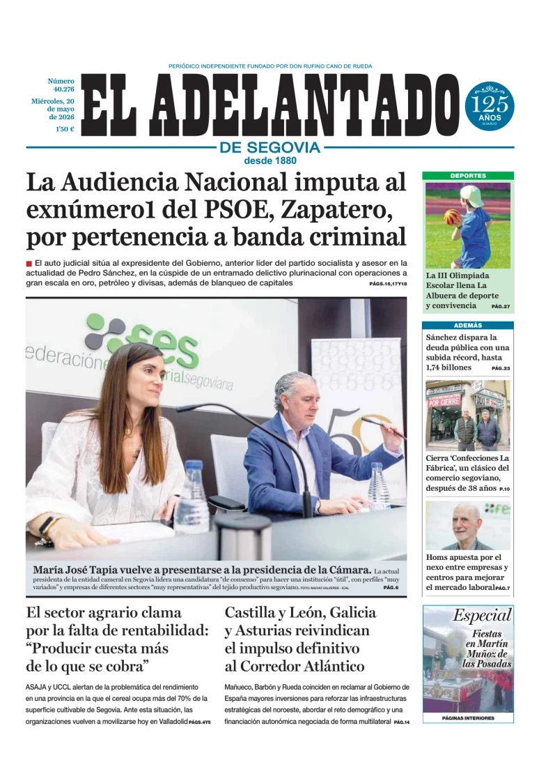 El Adelantado de Segovia — 20/05