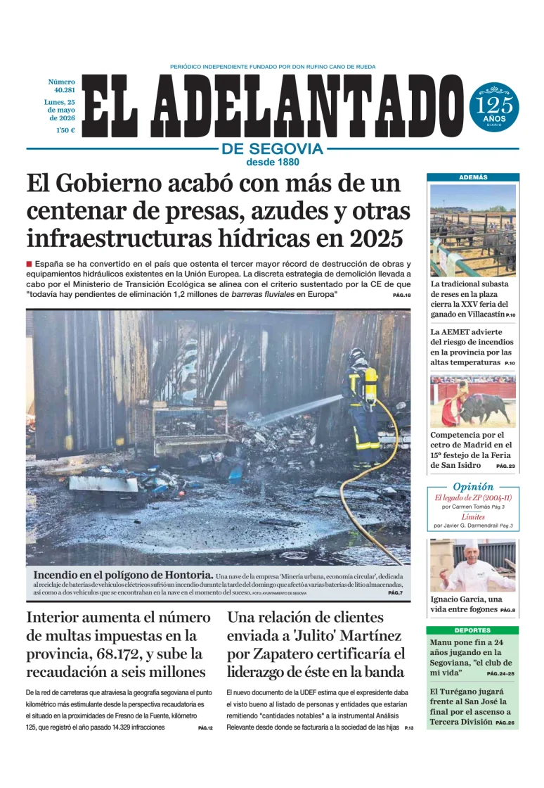 El Adelantado de Segovia — 25/05