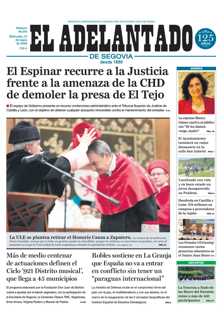 El Adelantado de Segovia — 27/05