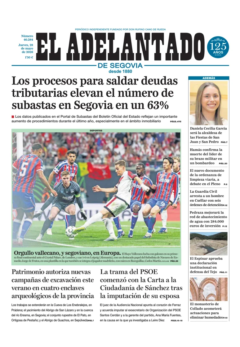 El Adelantado de Segovia — 28/05