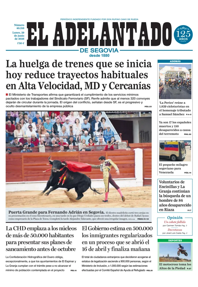 El Adelantado de Segovia — 29/06
