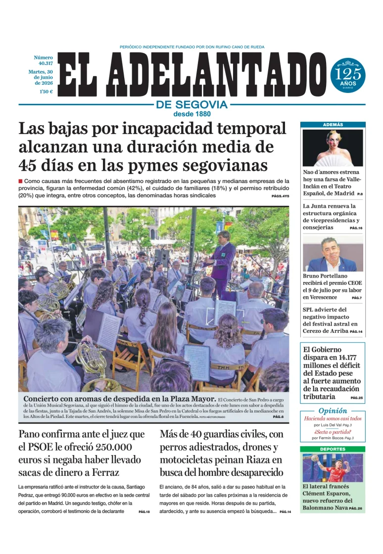 El Adelantado de Segovia — 30/06