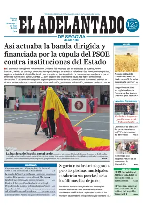 Portada de El Adelantado de Segovia, 31 de mayo de 2026