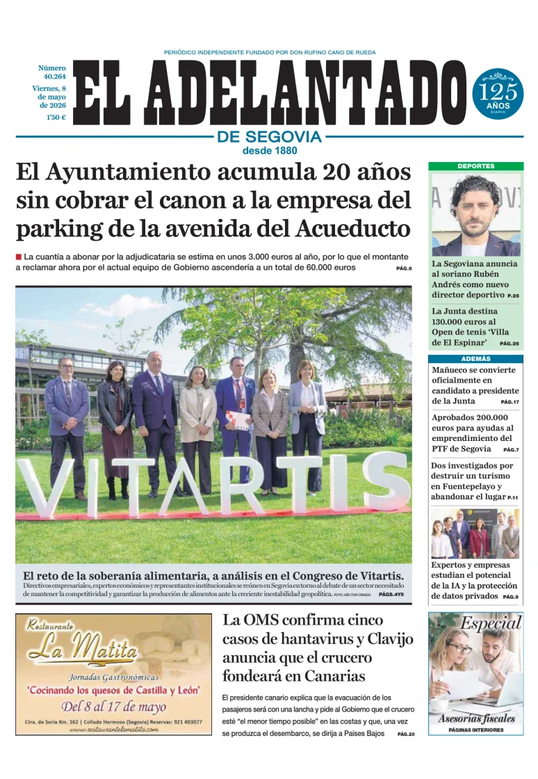 El Adelantado de Segovia — 08/05