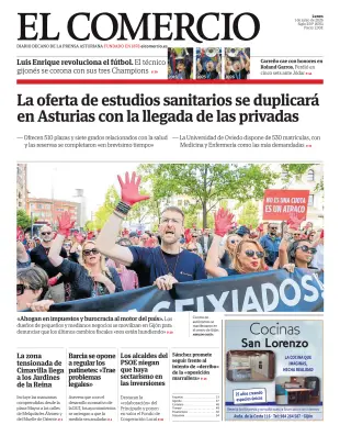 Portada de El Comercio, 1 de junio de 2026