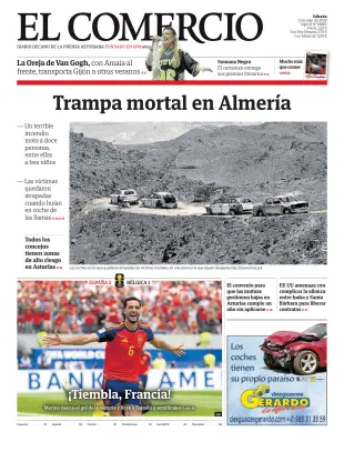 Portada de El Comercio, 11 de julio de 2026