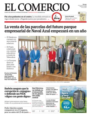 Portada de El Comercio, 29 de mayo de 2026