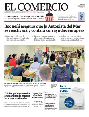 Portada de El Comercio, 3 de junio de 2026