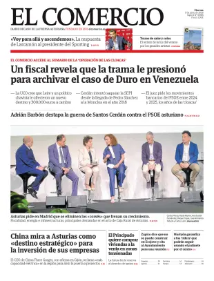Portada de El Comercio, 5 de junio de 2026