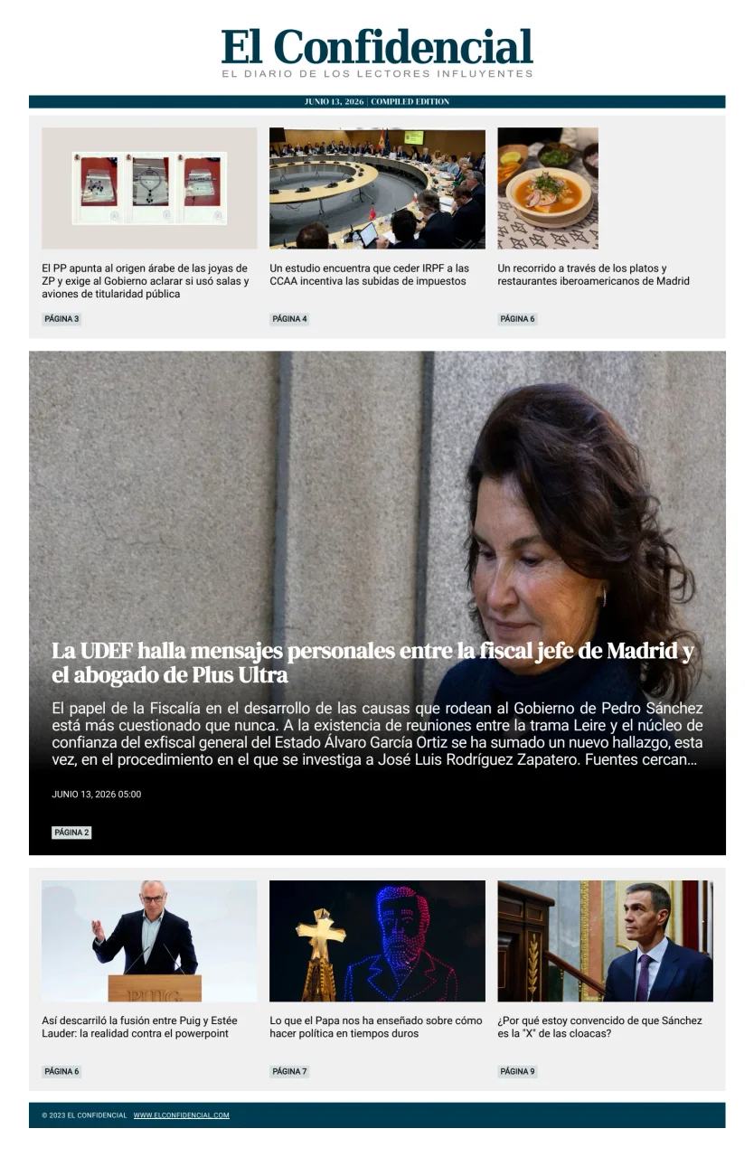 Portada de El Confidencial